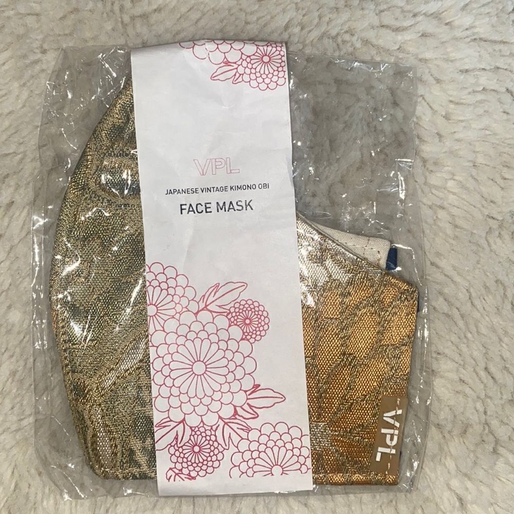 VPL for Athleta Japanese Vintage Kimono Face Mask!